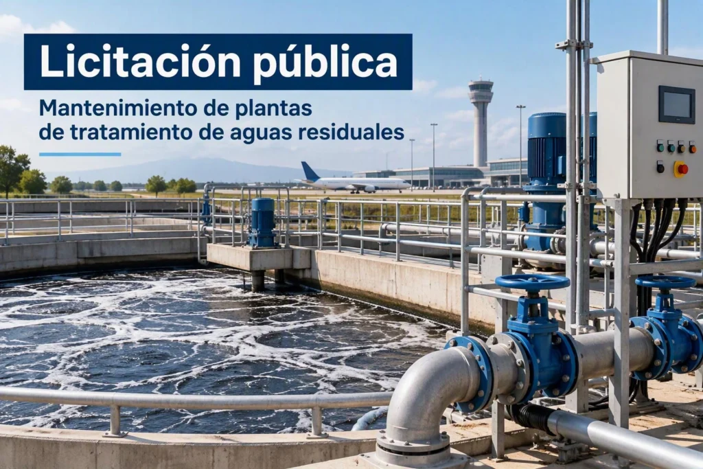 Mantenimiento preventivo y correctivo a plantas de tratamiento de aguas residuales y equipos complementarios en aeropuertos de México.