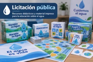 Licitación de recursos didácticos sobre el agua en Querétaro